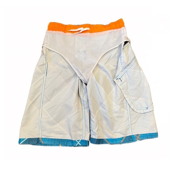 🌊 OP Swim Trunks | Board Shorts | Boys Size XL (14-16) | Blue | Lined - Picture 7 of 14